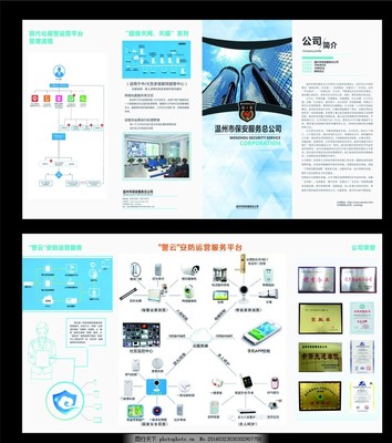 环保科技技术服务——守护绿水青山，智造绿色未来\n副标题 专业环保技术解决方案，助力可持续发展\n画面建议 蓝天白云下的绿色实验室与智能设备融合图\n\n【内页一】\n主题 我们的服务矩阵\n① 环境监测与数据分析——精准水质监测、空气质量优化、土壤污染评估，智能云端同步，数据可视化决策。\n② 废物资源化技术——厨余垃圾生物降解、工业废水零排放系统、再生建材技术，重新定义“废弃物”。\n③ 绿色化工与新能源——低能耗工艺研发、太阳能清洁利用、氢能产业链技术培训，助推工业柔性转型。\n【小图标】 监测仪表